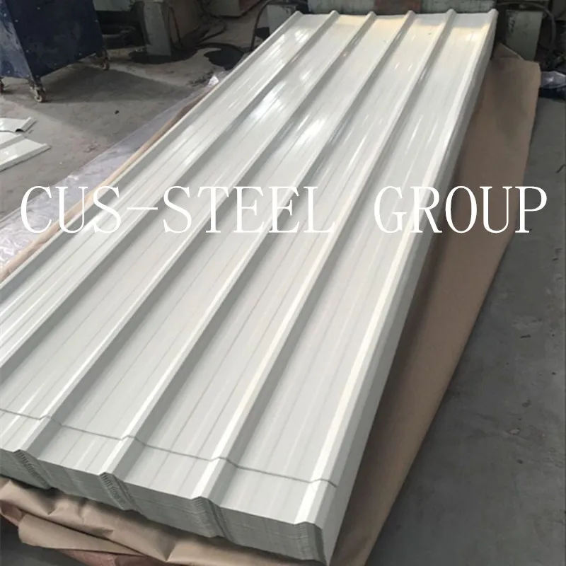 1050mm Colorbond Galvanized PPGI Box Profiled Steel Prepainted Trapezoidal Roofing Sheet
