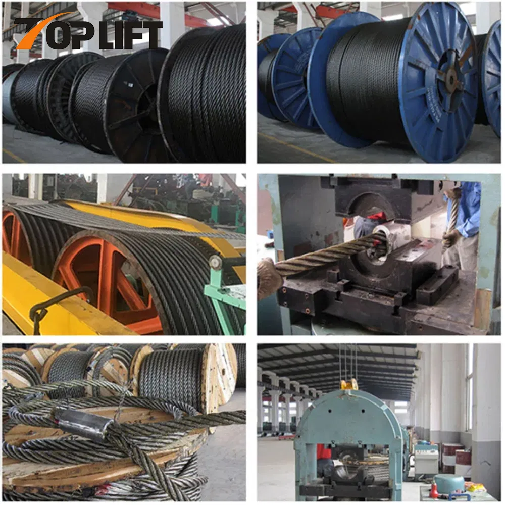 36*7+Iws Braided Ungalvanized Steel Cable Galvanized Steel Wire Rope