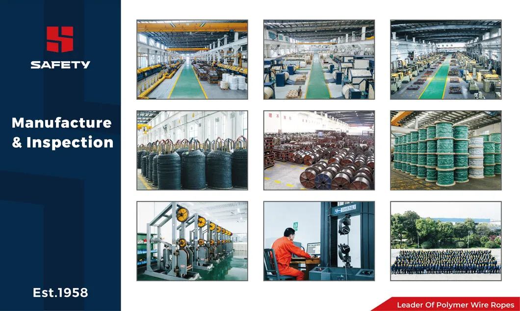 6*19W 6X19W FC Iwrc 40mm 42mm 44mm 46mm 50mm 2160MPa Crushing Compacted Swaged Lifting Steel Wire Rope Cord Installation for Excavating Machinery En12385