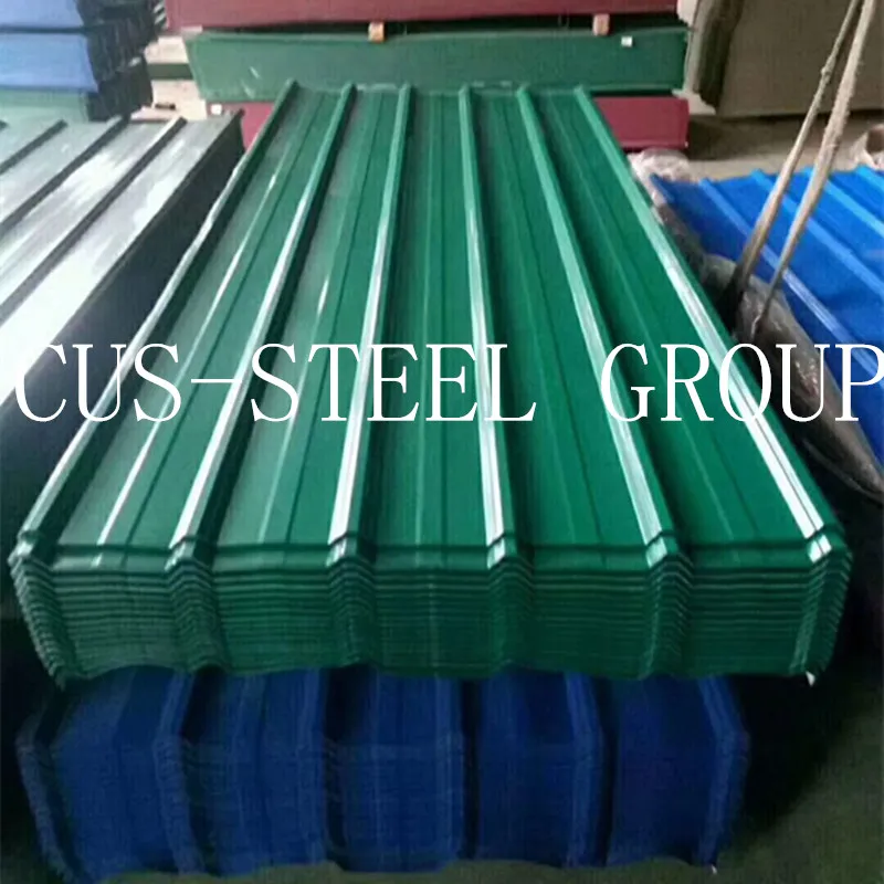Africa Prepainted Galvanised Finish Roof Cladding Price/Profiled Metal Roofing Sheet