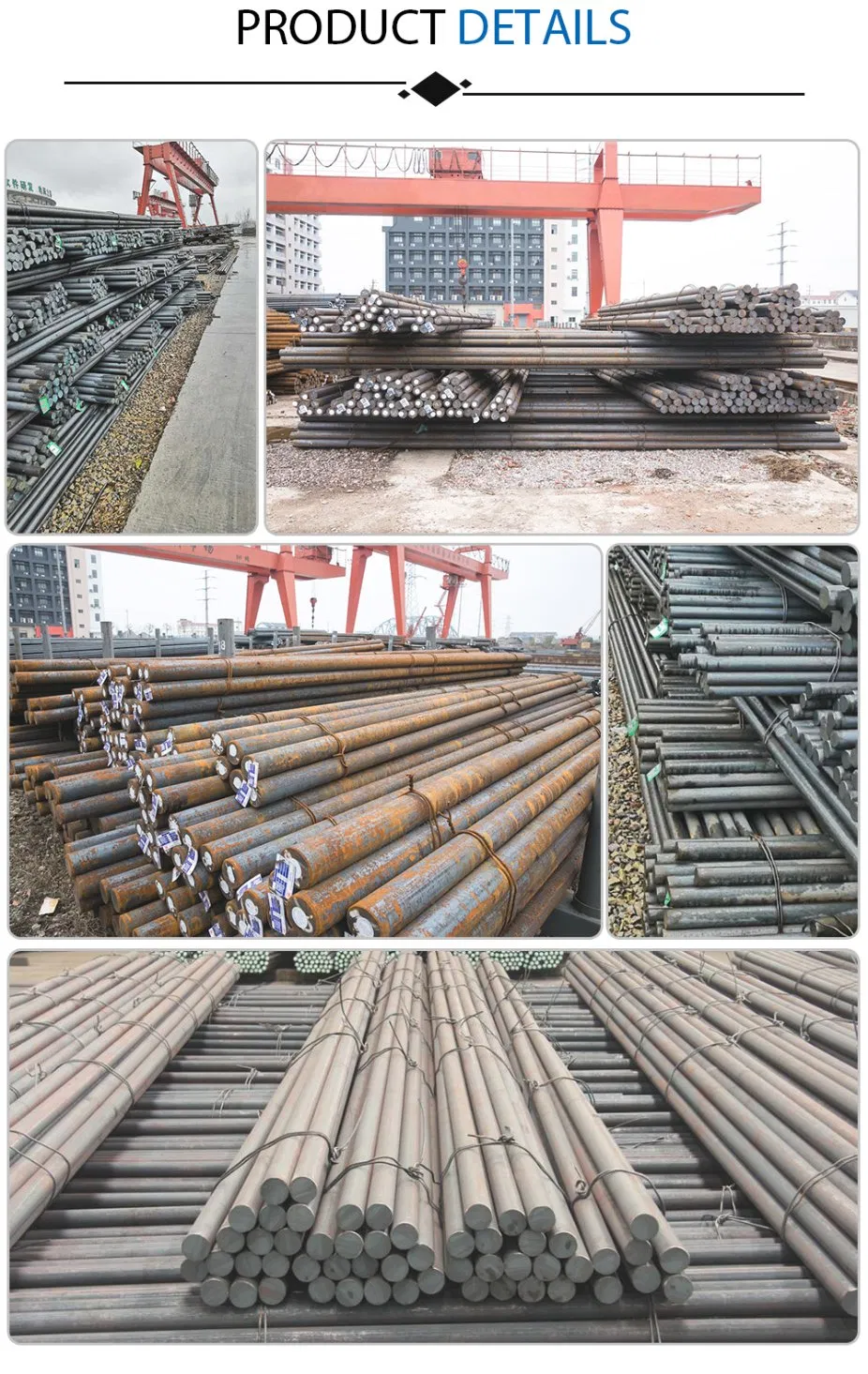 AISI 4340 1018 1095 45# Carbon Structure Steel Round Bar
