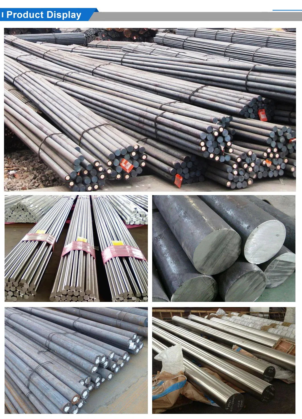 ASTM 1035 1040 1045 Steel Round Bars Carbon Steel Bar