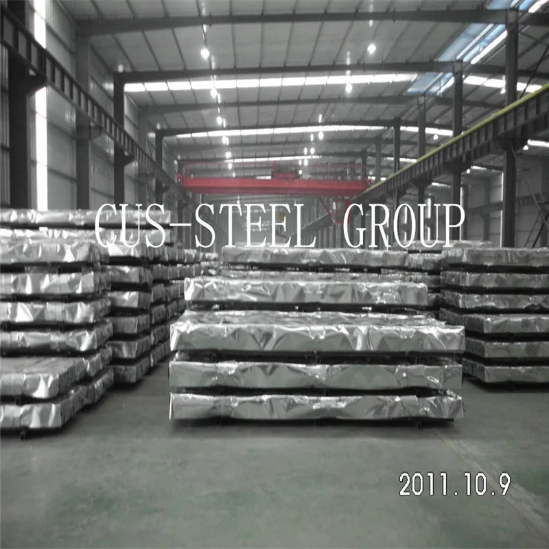 Building material Zinc40g Hot Dipped Zink Coated Gi Roofing Corrugated Galvanized Steel Sheet