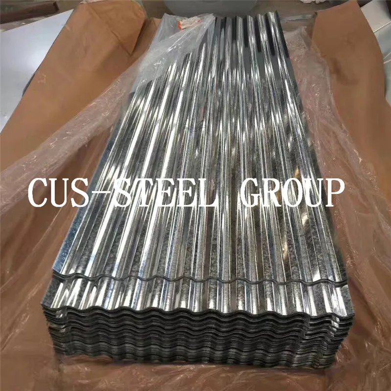 Building material Zinc40g Hot Dipped Zink Coated Gi Roofing Corrugated Galvanized Steel Sheet