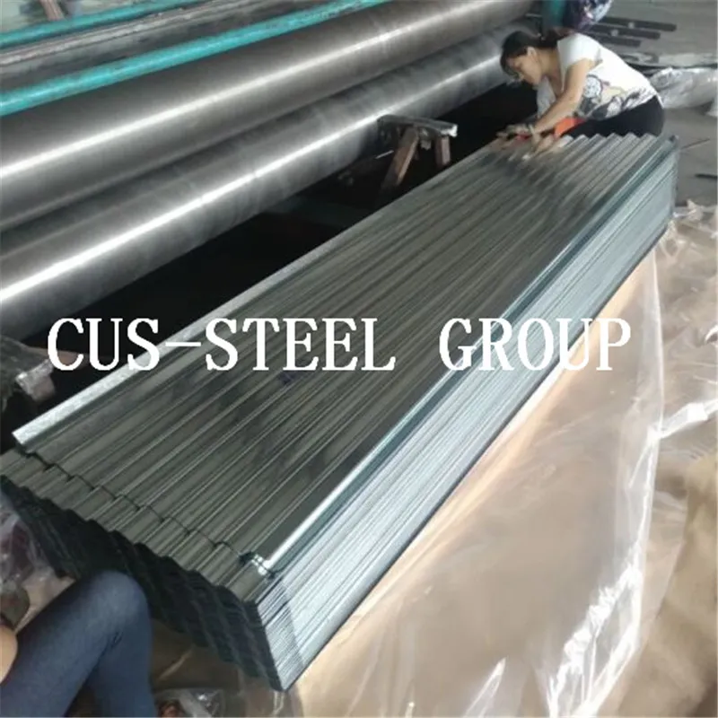 Building material Zinc40g Hot Dipped Zink Coated Gi Roofing Corrugated Galvanized Steel Sheet