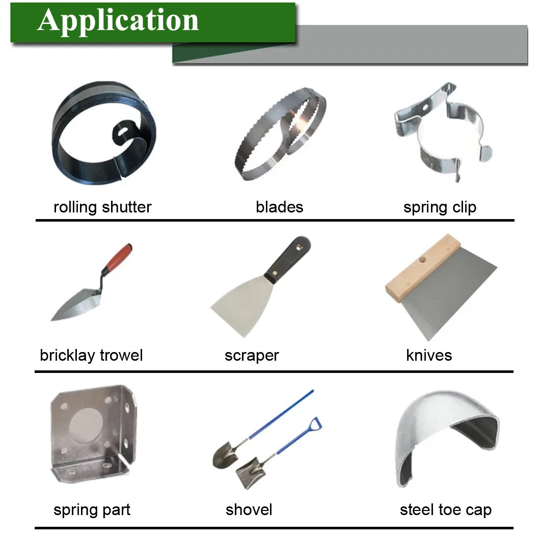 Ck67 Ck75 Bright Anneal Cold Rolled Spring Steel Strip