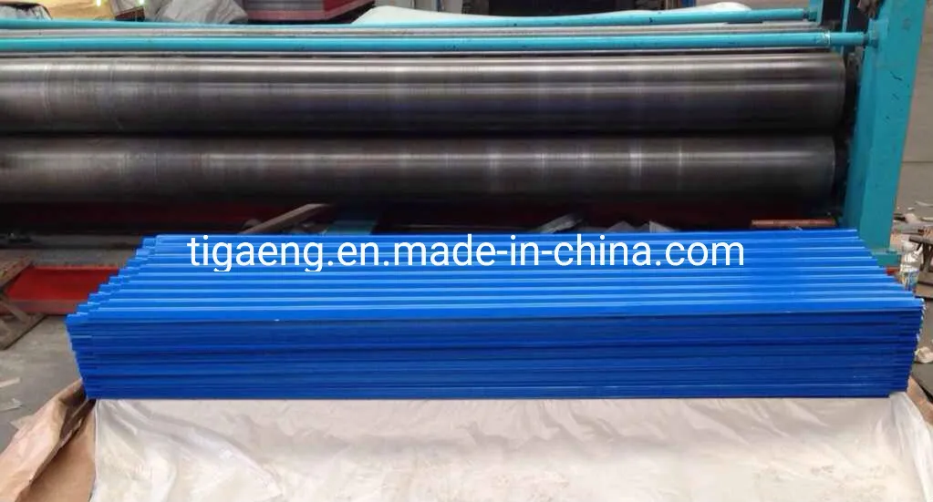 Decorative Material Zinc Coated Red Lacquer Corrugated Galvanised Metal Roofing