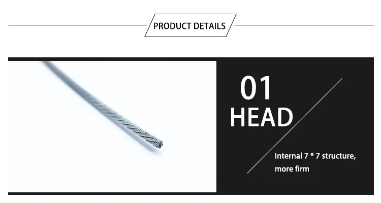 Galvanized Steel Wire Rope 6*7+Iwrc 7*7 1960 2160 MPa