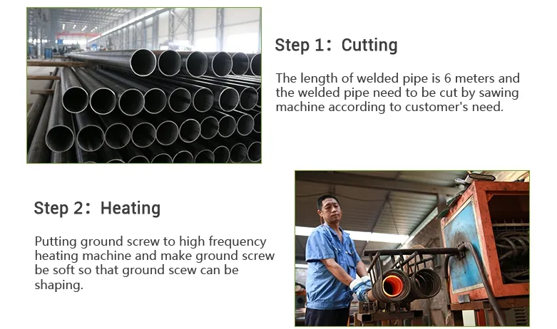 Hot DIP Galvanized Ground Screw Pile for Solar System Mount