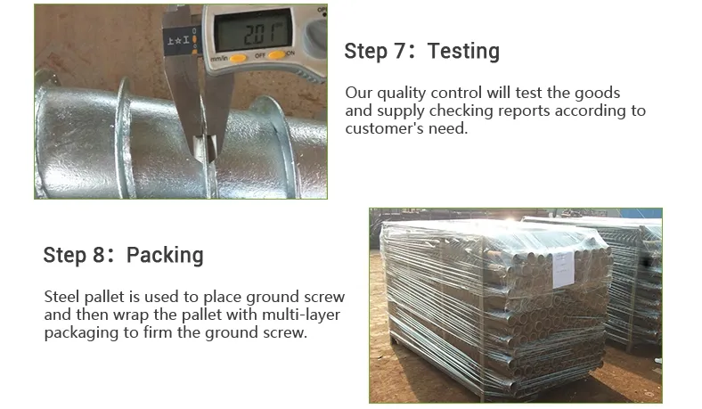 Hot DIP Galvanized Solar Panel Mounting Ground Screw Pile
