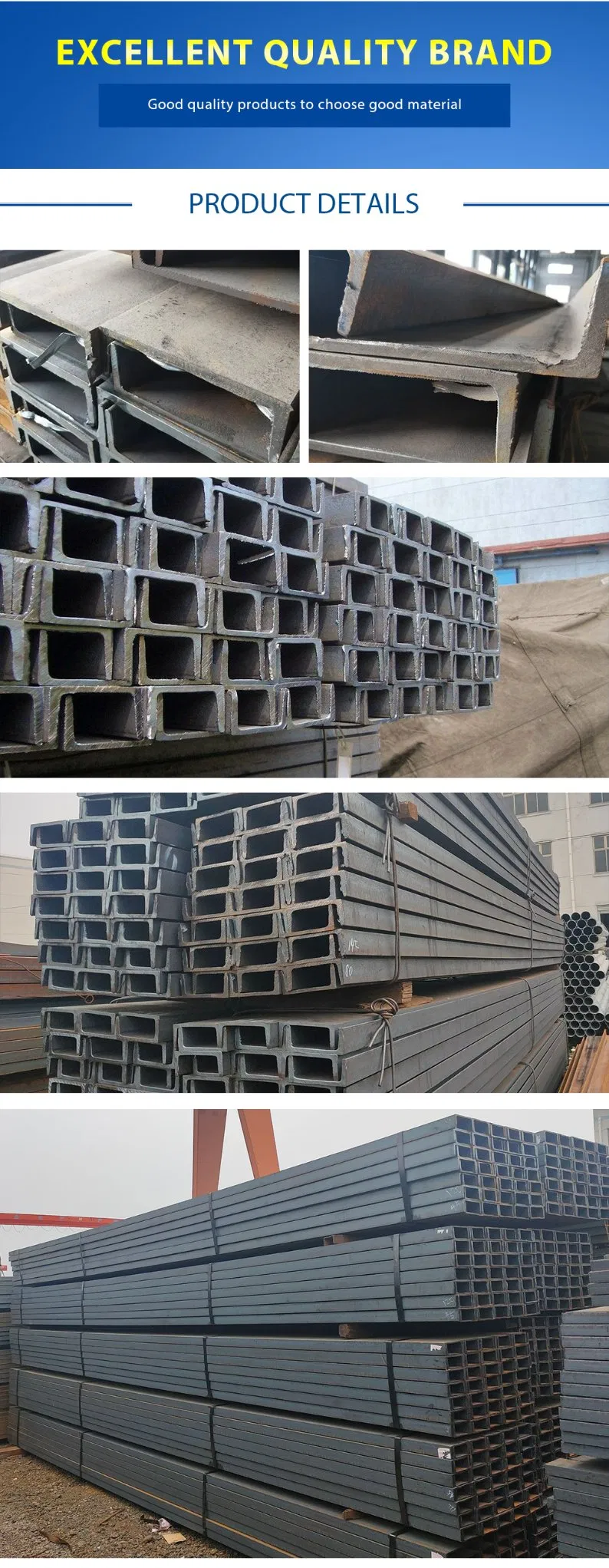 Hot Output ASTM Standard A36 Grades Carbon Steel Channel