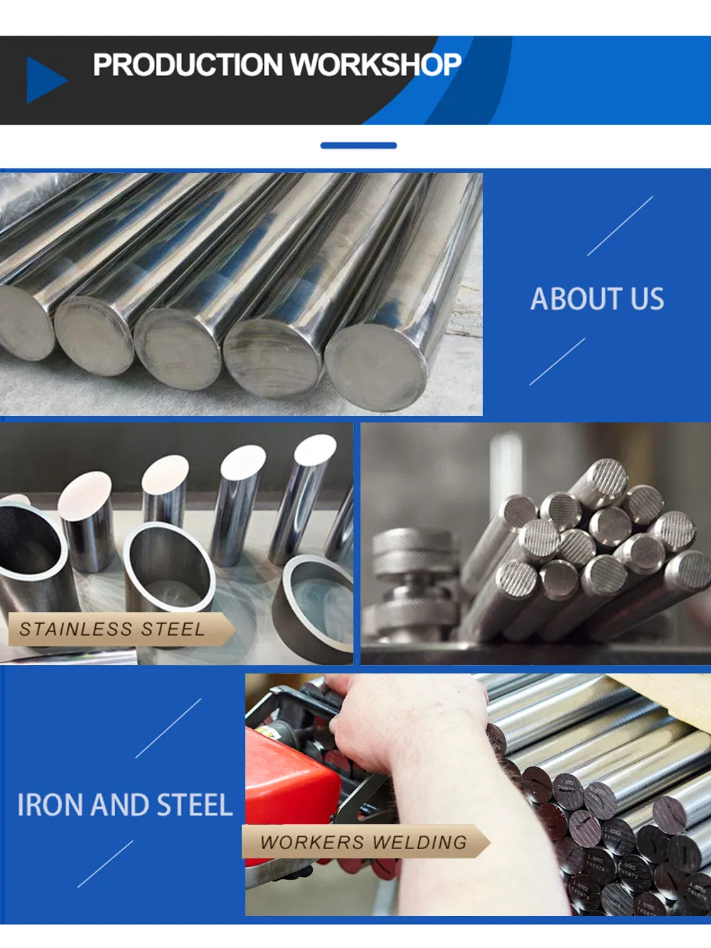 Hot Rolled 10mm 12mm 16mm 4140 1095 304 304L 10mm 316 Square Iron Rebar Price Alloy Mild Carbon Round Stainless Steel Bars
