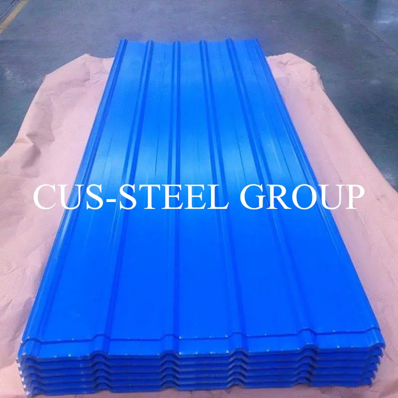Inverted Box Rib Color Coated Metal Sheet/ Trapezoidal Laque Roof Sheet