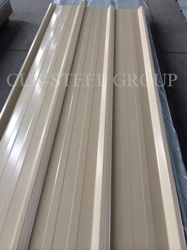 Inverted Box Rib Color Coated Metal Sheet/ Trapezoidal Laque Roof Sheet