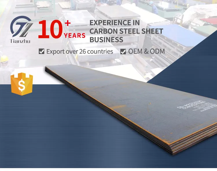 Mild Steel Sheet Building Material Q235 Q255 Q275 St372 S275jr SA283grc Ss400 Sm400A S45c Ck45 ASTM 1030 1010 1008 1035 Carbon Steel Plate