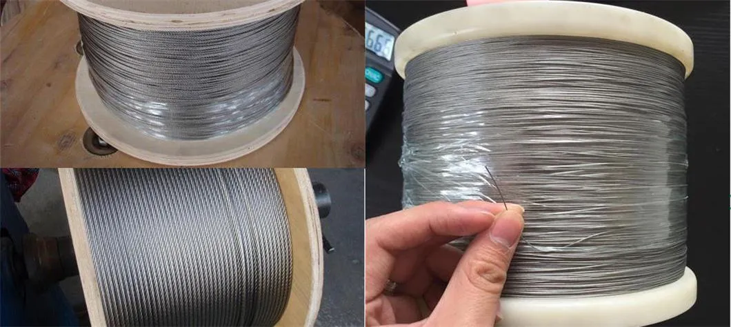 Rotation Resistant 35wx7 Galvanized Metal Rope Wire