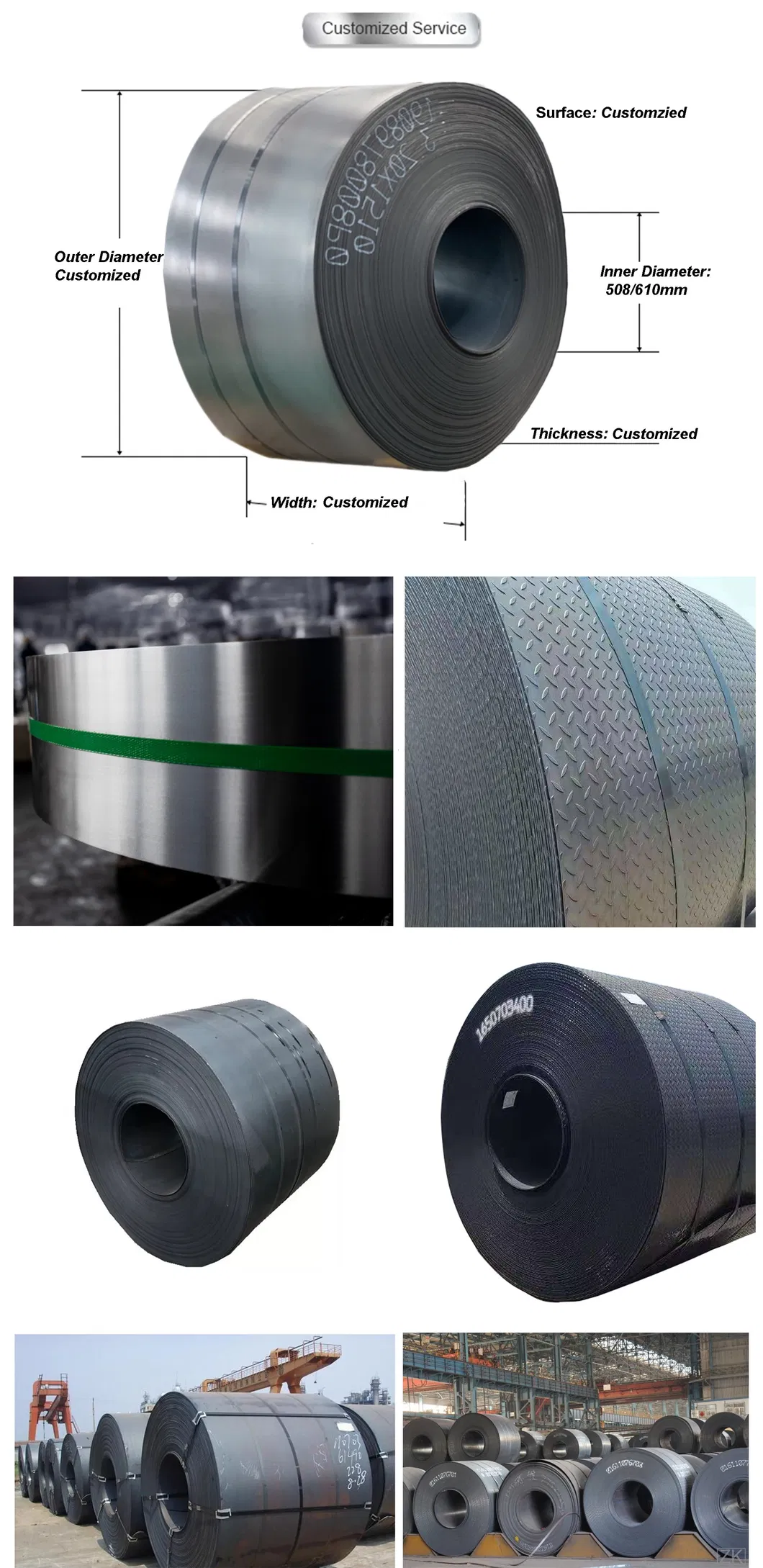 S45c1070 1095 High Carbon Steel Sk5 Hardness High Carbon Steel Sk5 / Many Specifications of Carbon Steel Coil