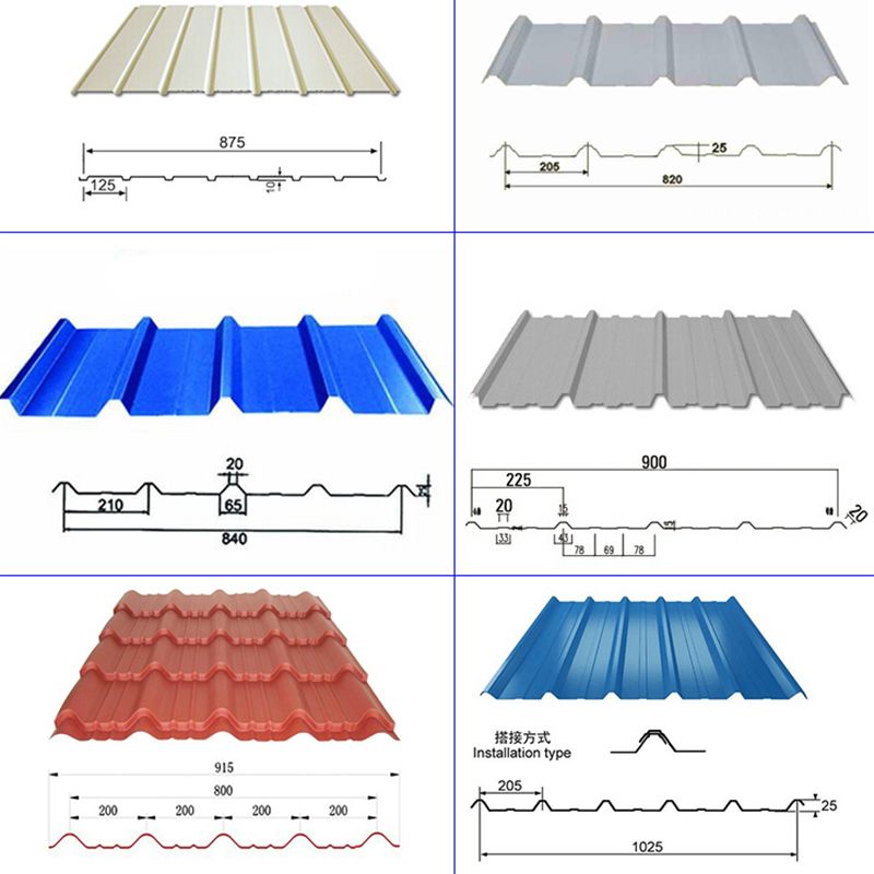 Trapezoid 820/1000/1025 Metal Ibr Floor Decking Glavanized Zinc Coating Corrugated Wall Roofing Sheets